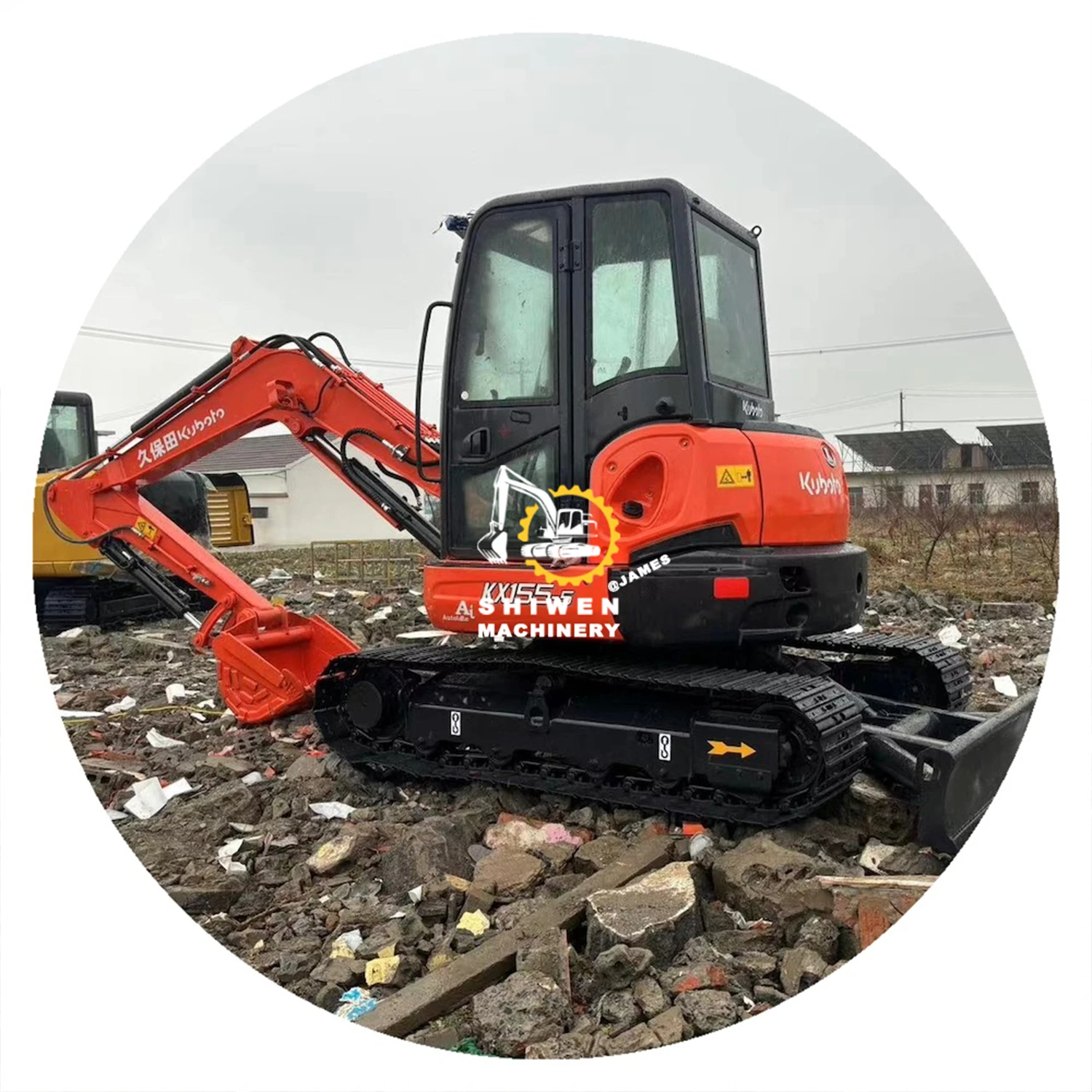KX155-5 гидравлический экскаватор KUBOTA оригинальный японский с низким рабочим временем высококачественный гусеничный KX 155-5 для продажи