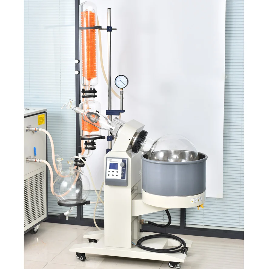 Closed System Botanical Ethanol Extraction & Distillation Vacuum Evaporation Solvent Recovery System of Oil