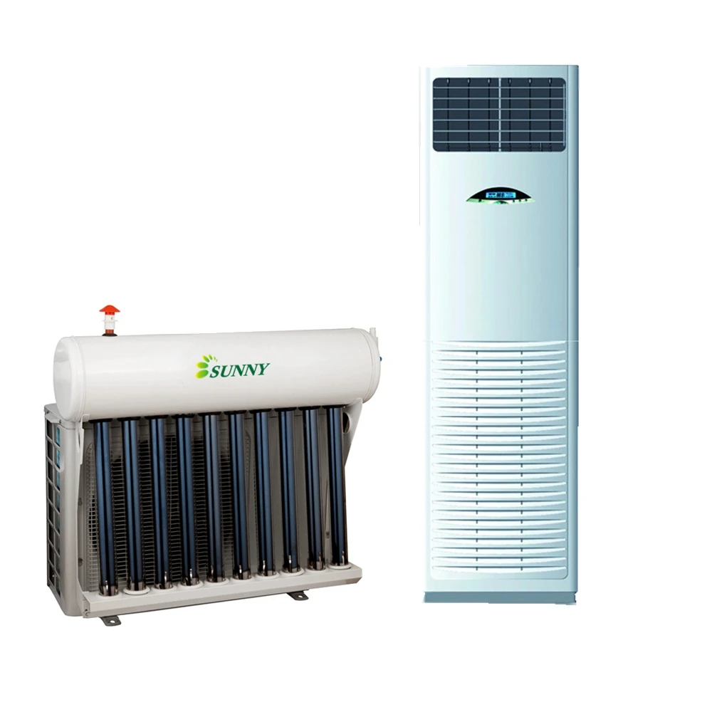 18000btu  Vacuum Tube Type Hot and Cold Hybrid Solar Air Conditioner Ductless Split Air Conditioning with R410A