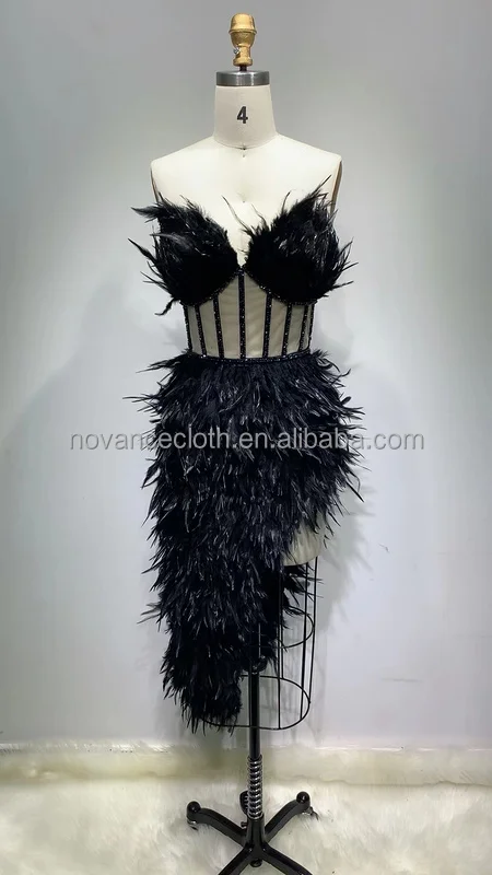 Novance Mono De Mujer 2021 Smock Dress Girl Celebrity Fashionable Party Runway Elegant Evening Dress Black Sexy Fat Women Dress