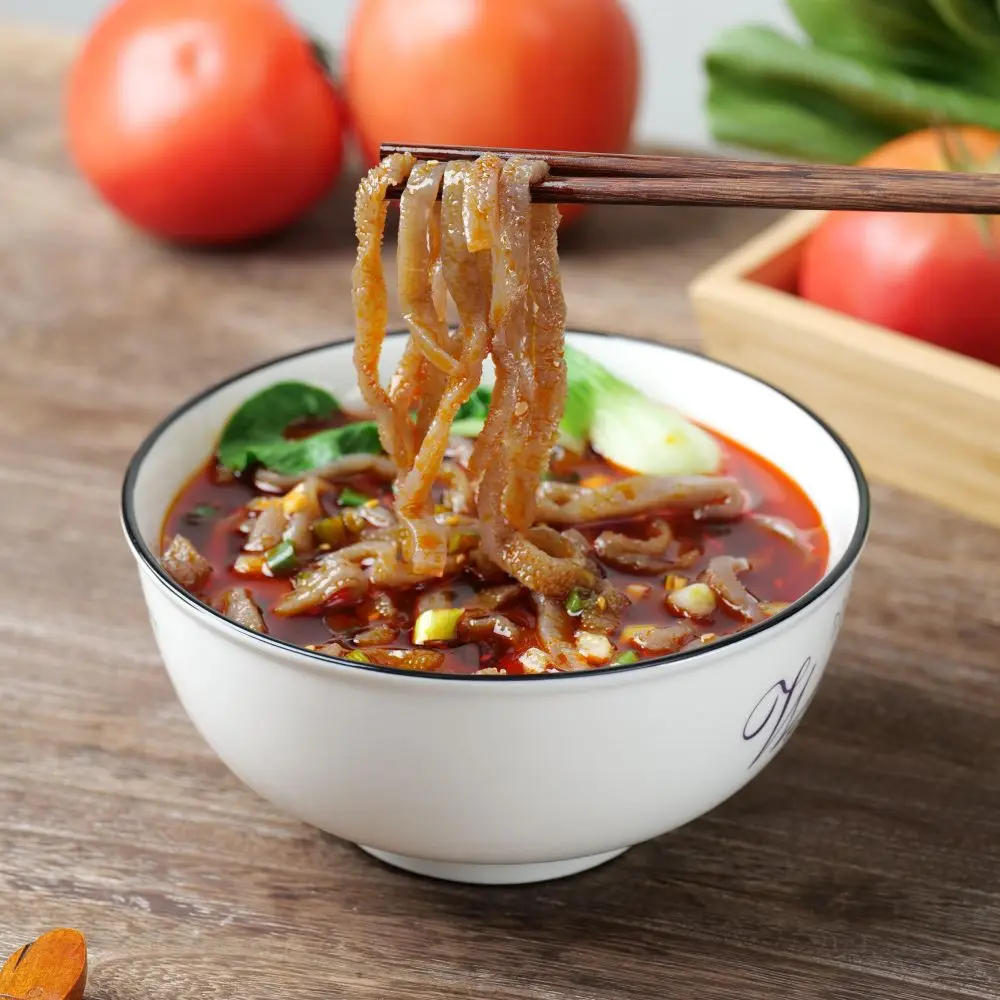 Instant Spicy Vegetartian Tripe 253g/bucket instant foods  Office snack food low calorie and low fat