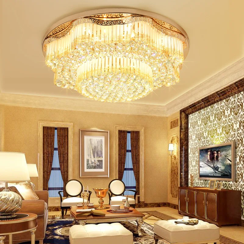 Wholesale Artistic Villa Project Led Crystal Bedroom Foyer Modern Lustre lighting Chandelier