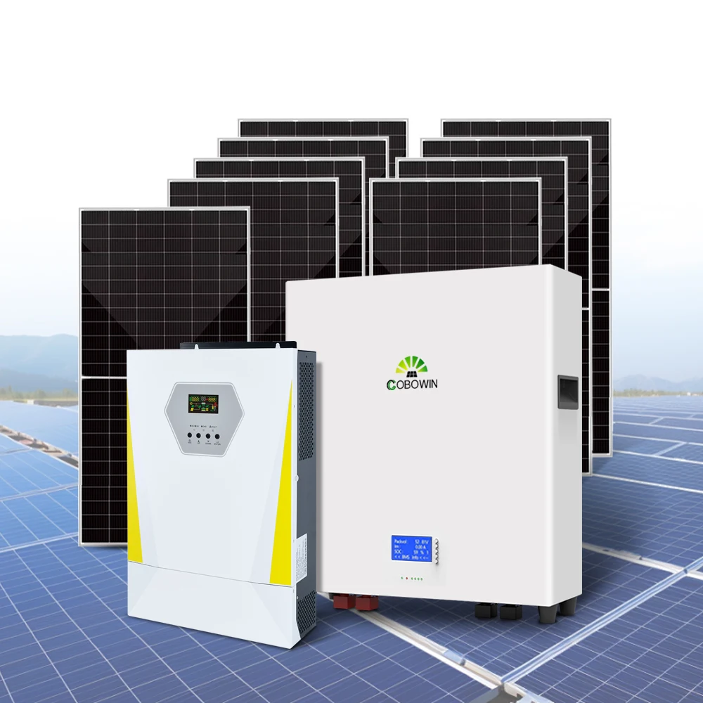 Cobowin Solar System Off Grid 5KW 10KW 20KW 25KW 30KW Solar Power System Commercial Industrial Home for Sale