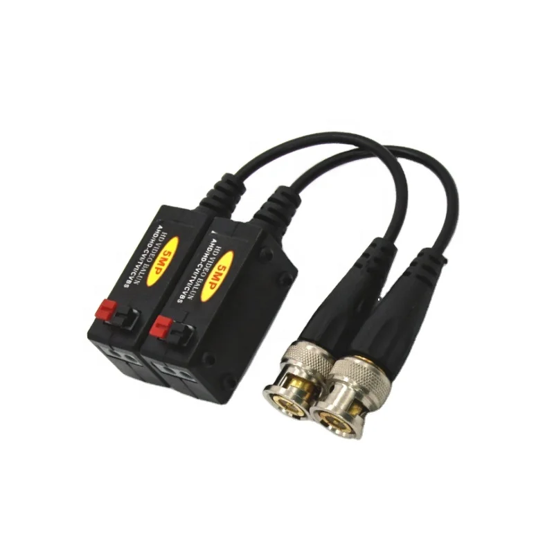
HD 5MP pure copper core hd cvi ahd tvi CVBS video balun 600Meter 