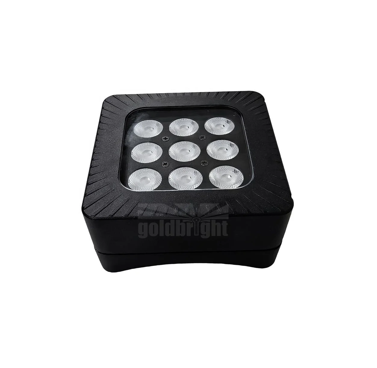 Newest popular Ultra thin wireless led battery par 9x10W RGBWA+UV 6in1 waterproof IP65 liner dimmer party uplights