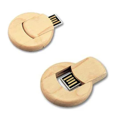 Деревянный мини-USB флеш-накопитель 4 ГБ 8 16 32 64 USB 2 0 128 круглая деревянная Флешка с индивидуальным