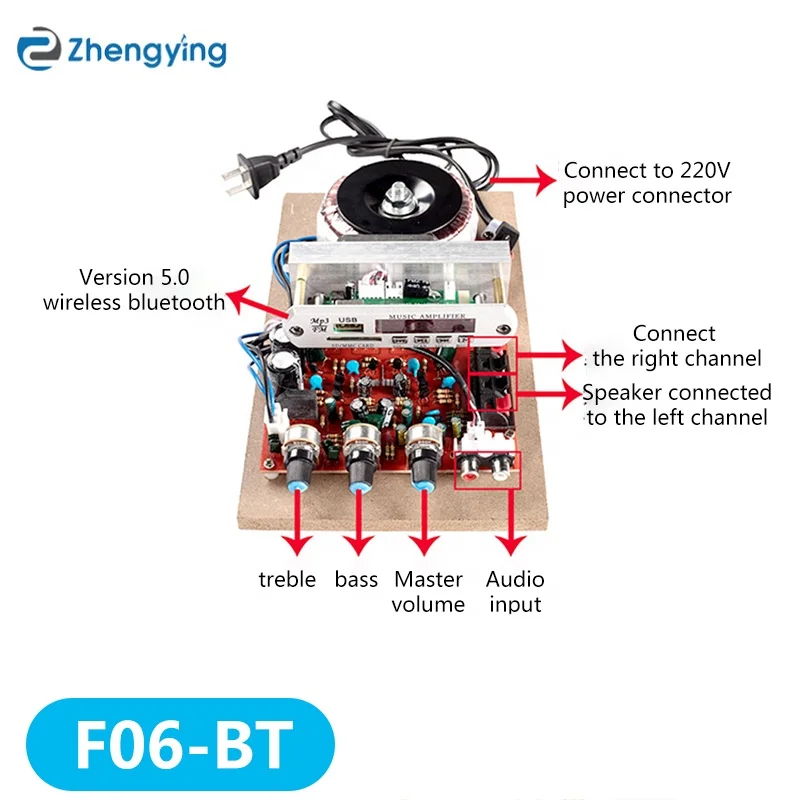 220 В Высокая мощность DIY модифицированный USB Bt HIFI уровень lossless fever Профессиональный усилитель мощности плата модуль