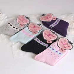 Wholesale Fashion Wool Blended Crew Socks Winter Heatech Socks Highquality Unisex Trending Thick Thermal Warm Snow Socks Casual