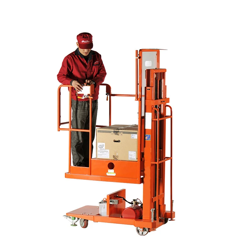 mini building material lifting machine  order picker tool With CE