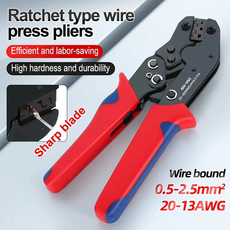 Customized professional Professional Multi-Function Crimping Pliers for Various Electrical Wire Connectors