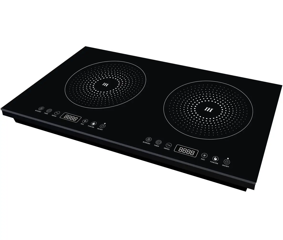 OEM support dual hobs induction cooker double heads induction cooktop built in electric stove cooker with good tech