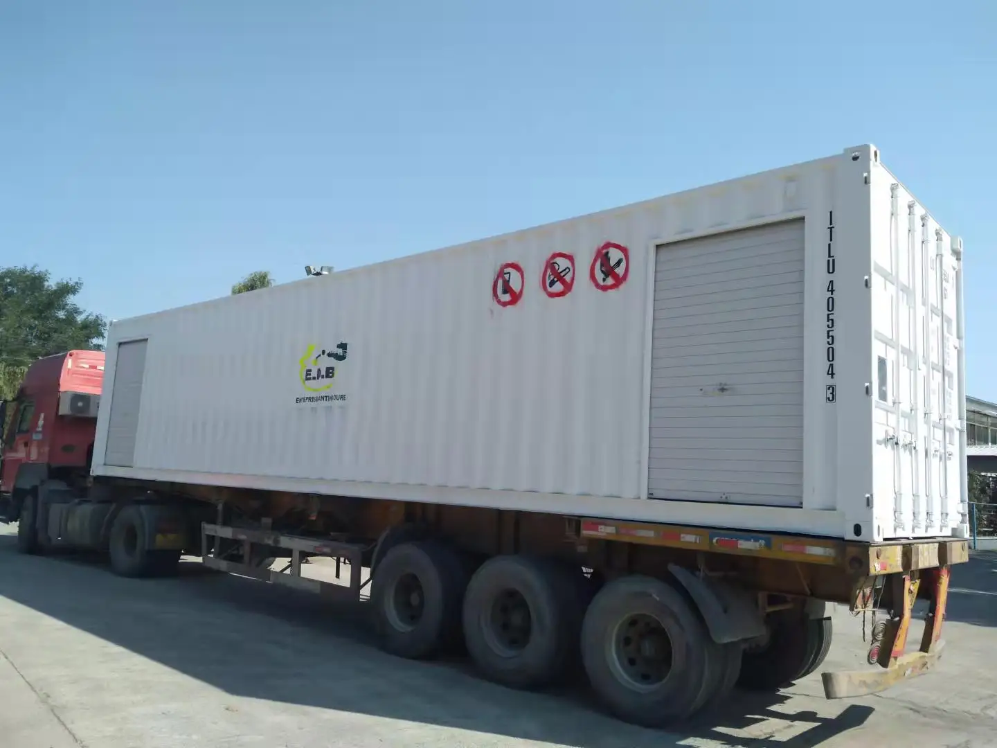 oil storage shipping container bunded oil store container