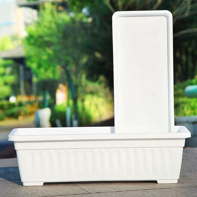 43cm plastic vegetable planter rectangle vegetable pot