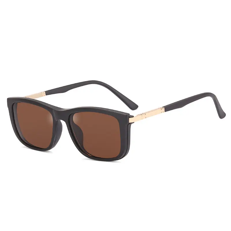 Wholesale Metal TR Glasses Fashion Clip On Sunglasses 81011 Polarized Fit Over Optica Eyewear Frame 2023 New Women
