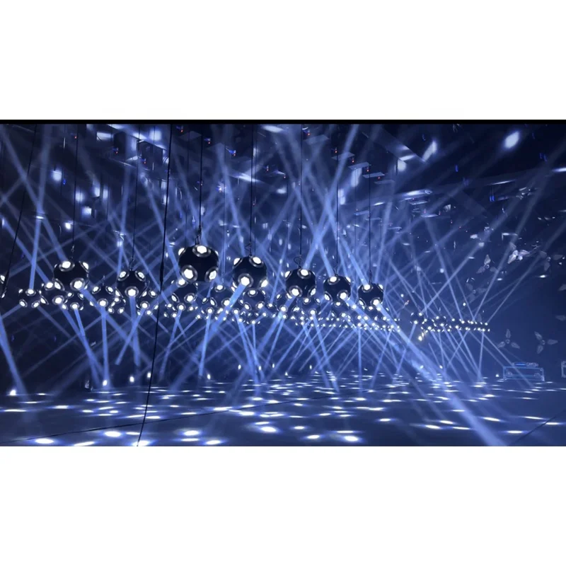 load 6meter rgb led 20cm football elevating hoist crane lifting kinetic light kinetic winch dmx winch
