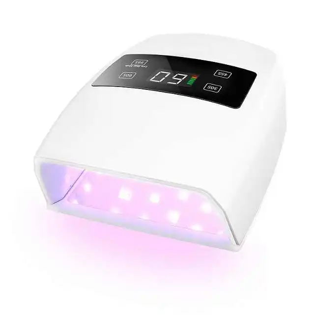 96w Professional Manicure Wireless Light Uv Led Nail Lamp For Home And Salon
