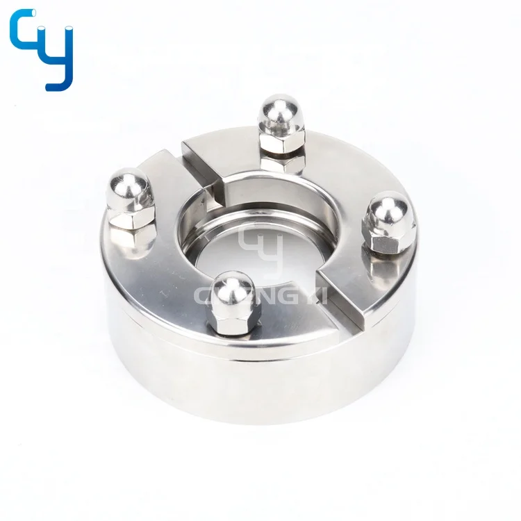 Sanitary stainless steel aseptic pipe fittings NA flange connection