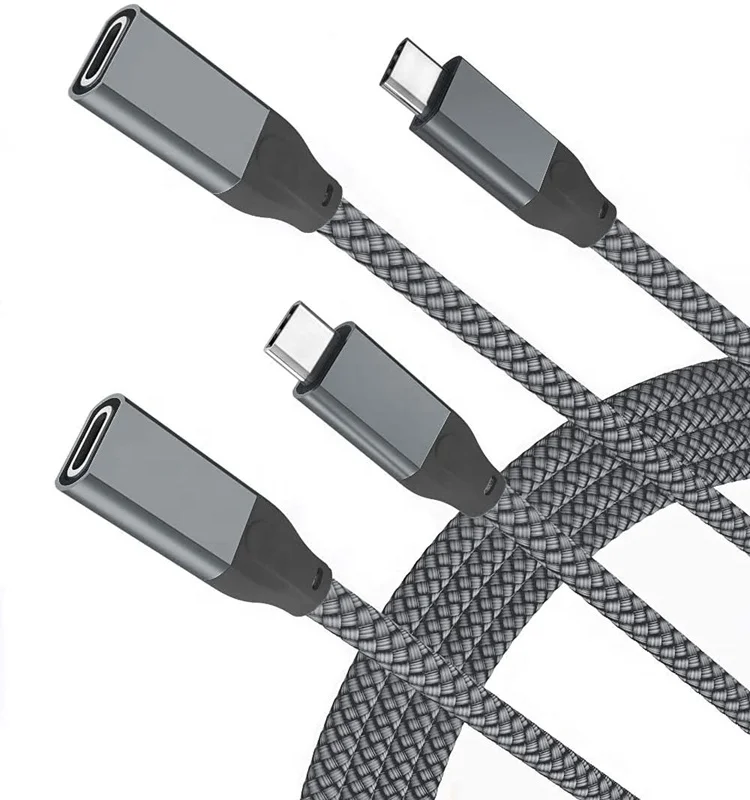 4K video 3.2 gen2 10gbps data extender kabel  usb 3.1 usb type c male to female extension cable