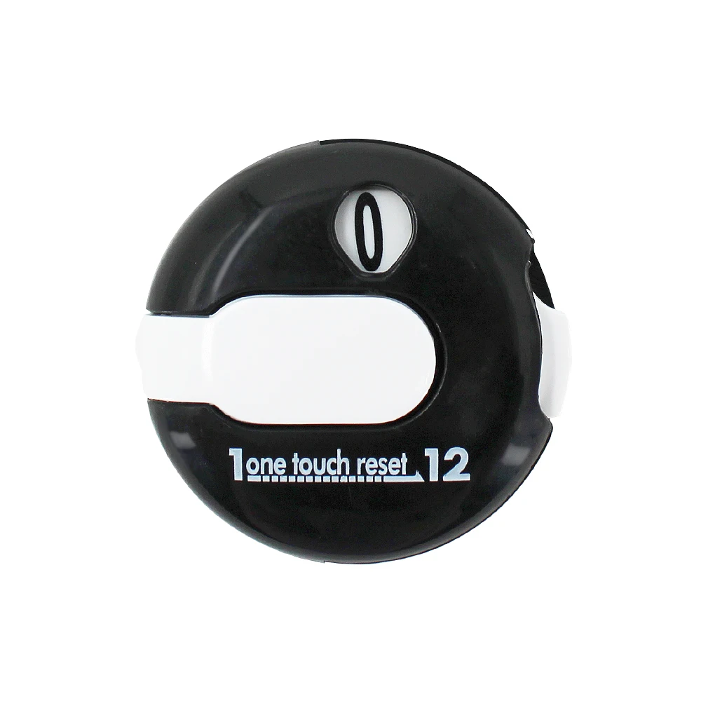 Golf Stroke Counter Portable Easy Reset Up to 12 Strokes Golf Score Counter With Hat Clip Ball Marker For Score Keeper Gloves