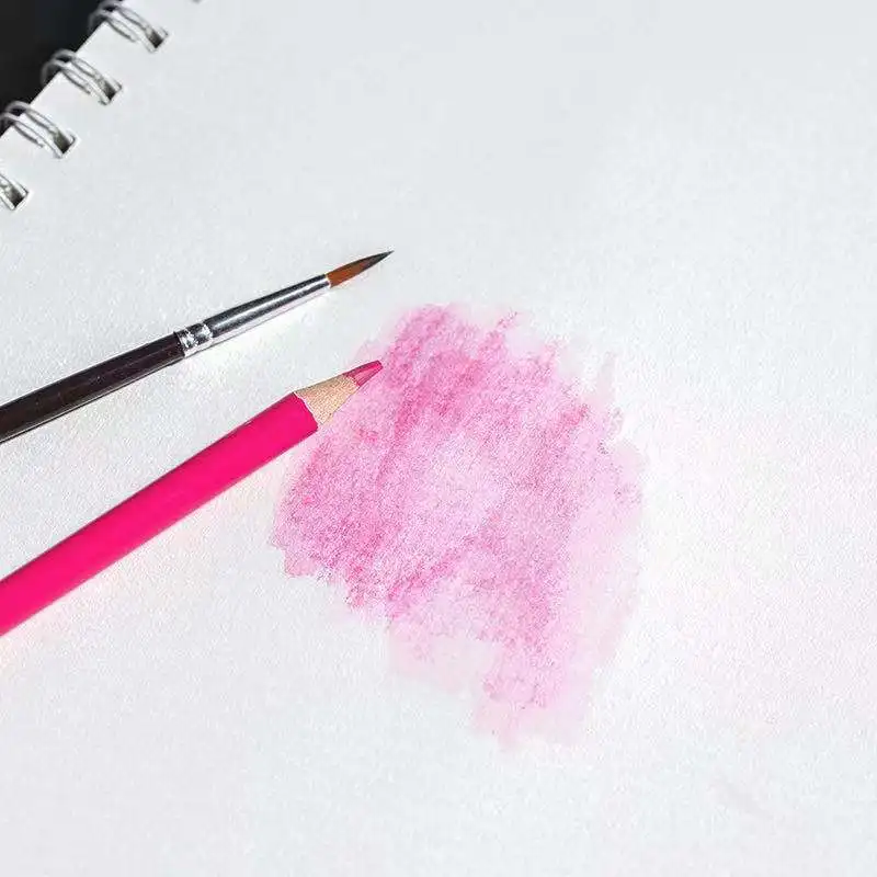 Frank  12 color pencil watercolor pencil set  Customized Logo 12 Colors in tin box Set with watercolor brush pen