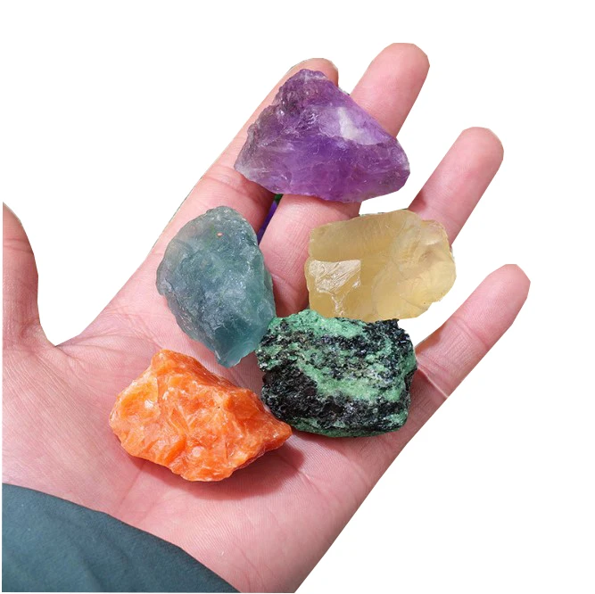 Natural Crystals rough healing stone Bulk citrine Raw lapis lazuli Amethyst Rose Quartz Rough Stone