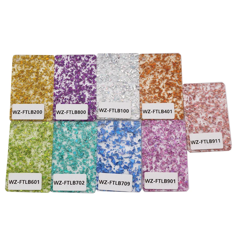 Wholesale Decorative Marble Acrylic Sheet For Laser Cutting Glitter Acrylic Sheet Processing Service