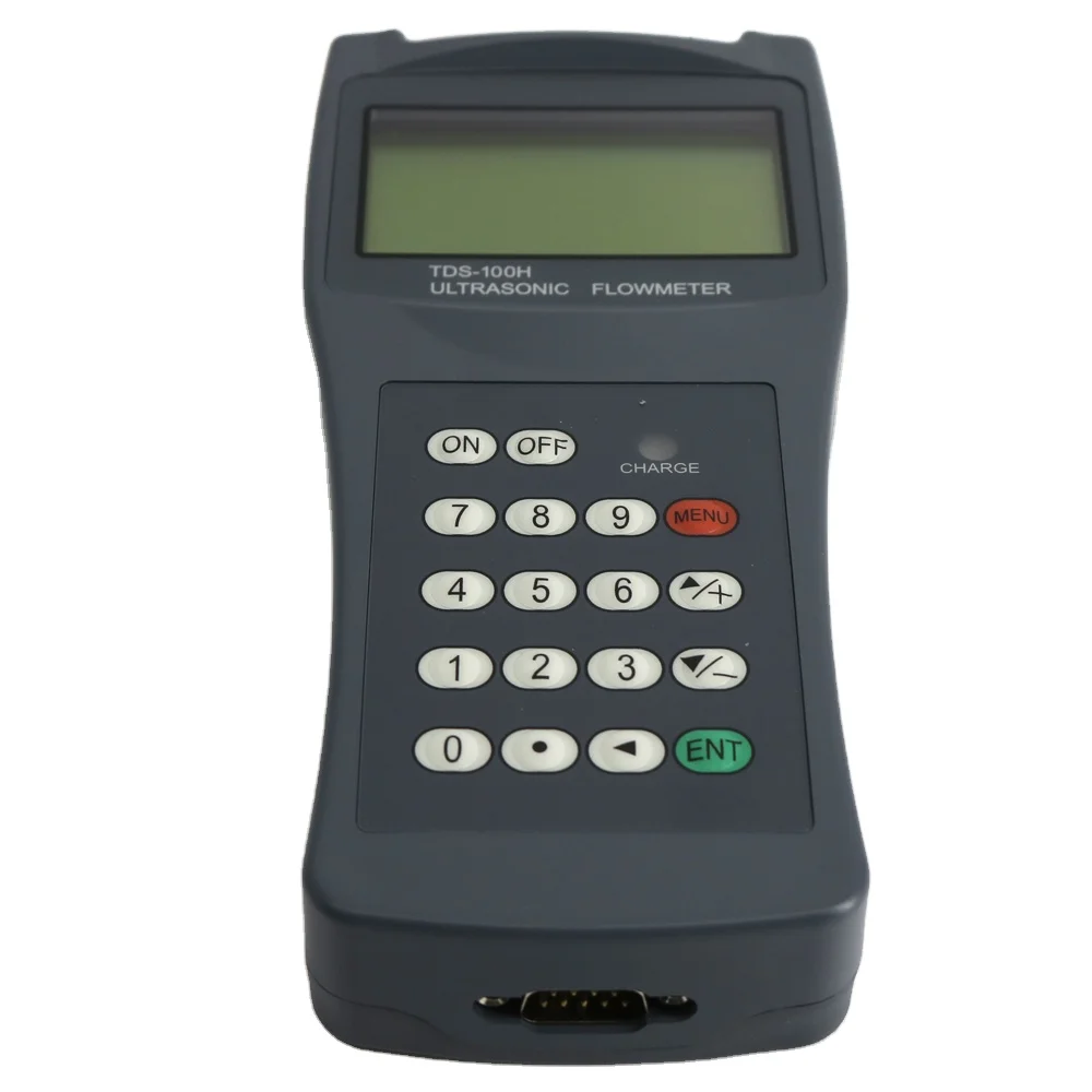 TDS-100H портативный ультразвуковой расходомер с зажимом на датчике M2(DN50-700mm) Водный расходометр 100-240V