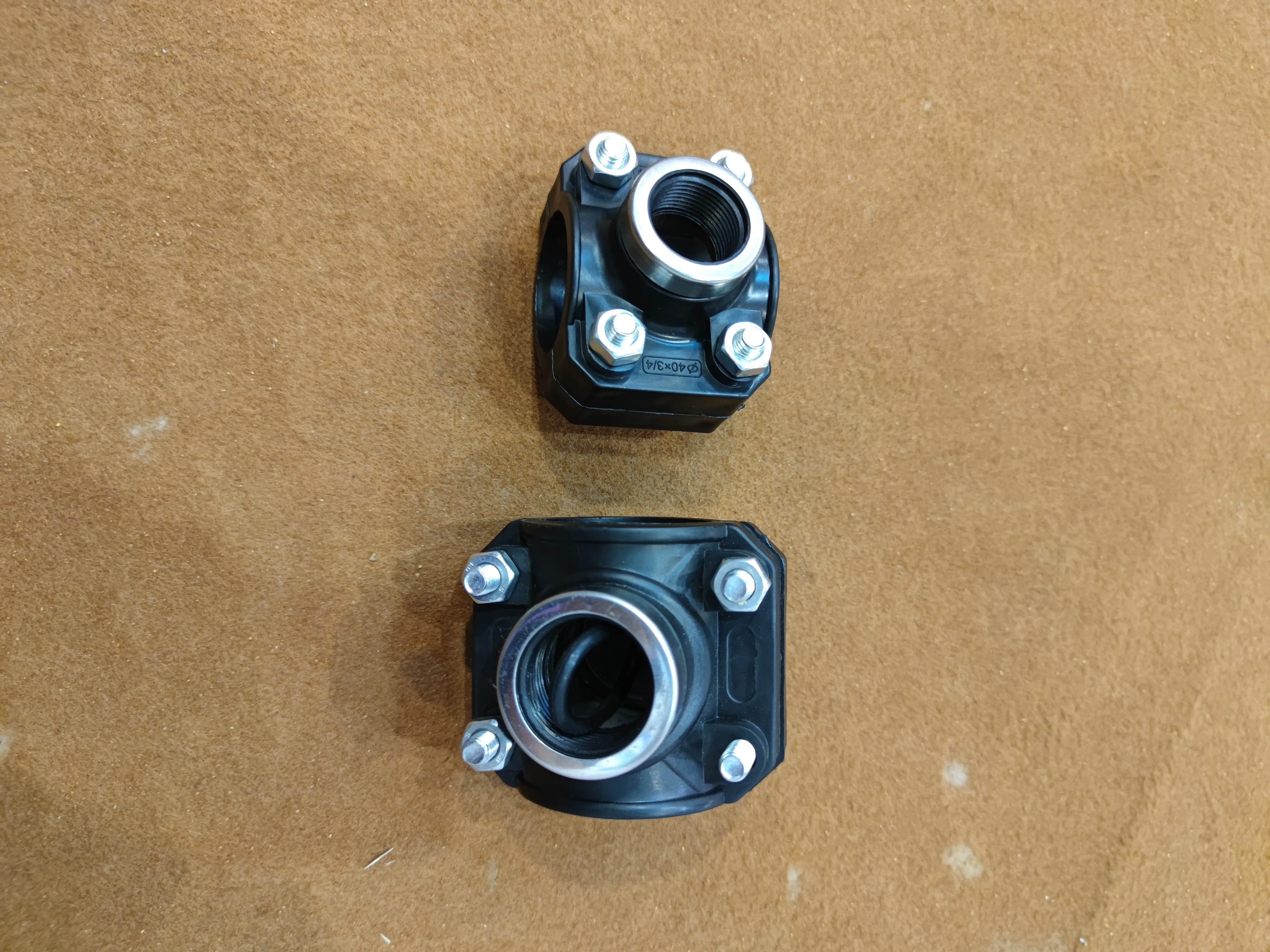 PN10/16 DN50-DN250 Plastic Saddle Clamp for Irrigation Agriculture Used Compression Fittings