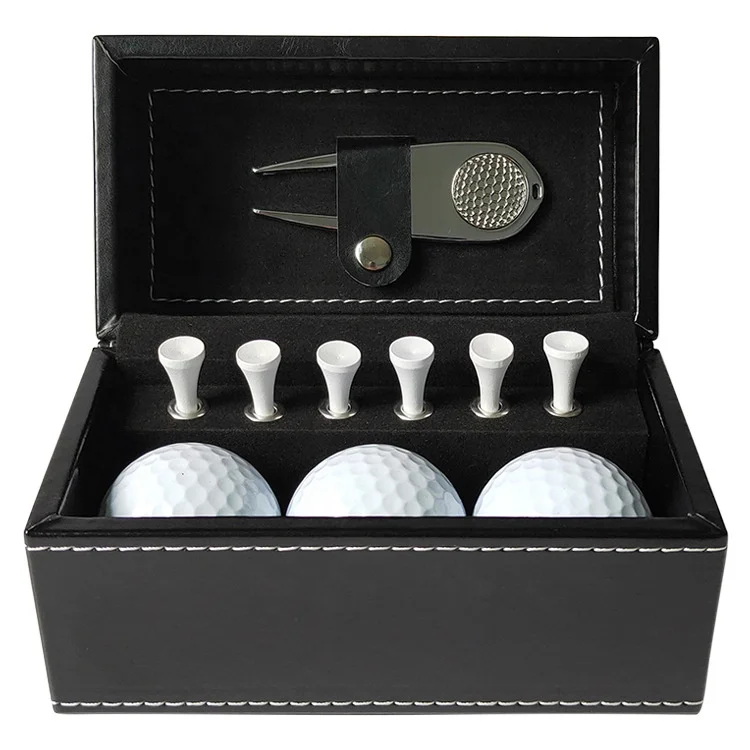 Cheap Price Custom Logo Unique Golf Ball Gift Set Box Golf Gift Suit