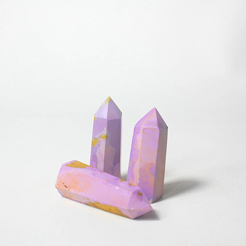 High Quality Natural Gemstone Reiki Phosphosiderite Healing Crystal Point For Home Decoration
