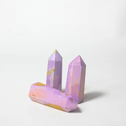High Quality Natural Gemstone Reiki Phosphosiderite Healing Crystal Point For Home Decoration