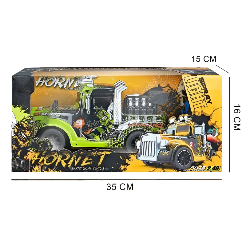 Custom Wholesale 2.4Ghz Light Spray Drifts Cars Remote Control Electric Race Double Acrobatism Rc Drift Car