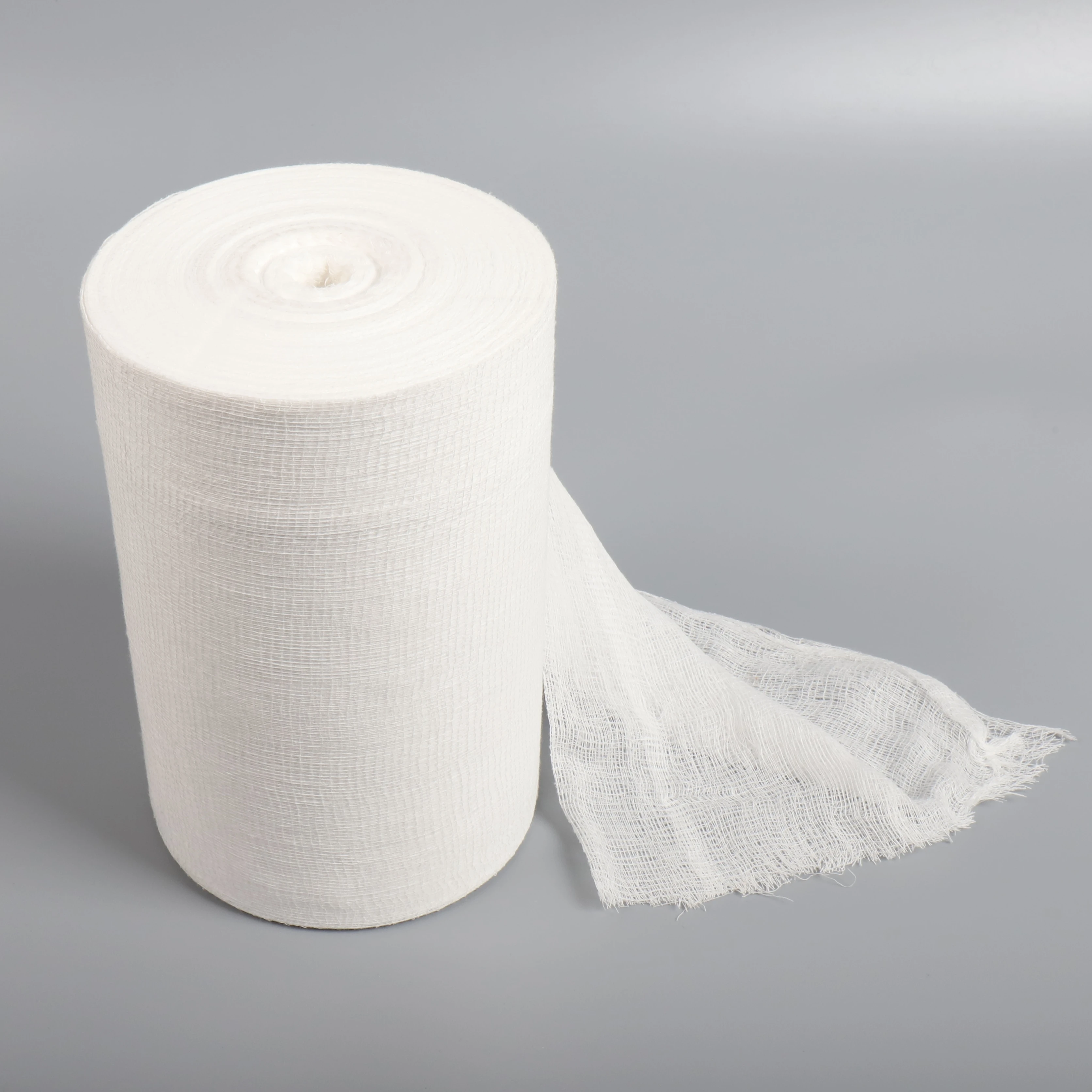 40S 90CM x 91M Medical 100% natural cotton zigzag absorbent folded gauze roll