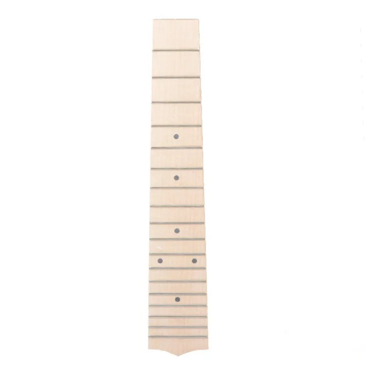 Maple Fretboard Rosewood Ukulele Fingerboard for 26 Inch Tenor Ukulele with 3mm Dot 18 Fret Fretboard UK Parts