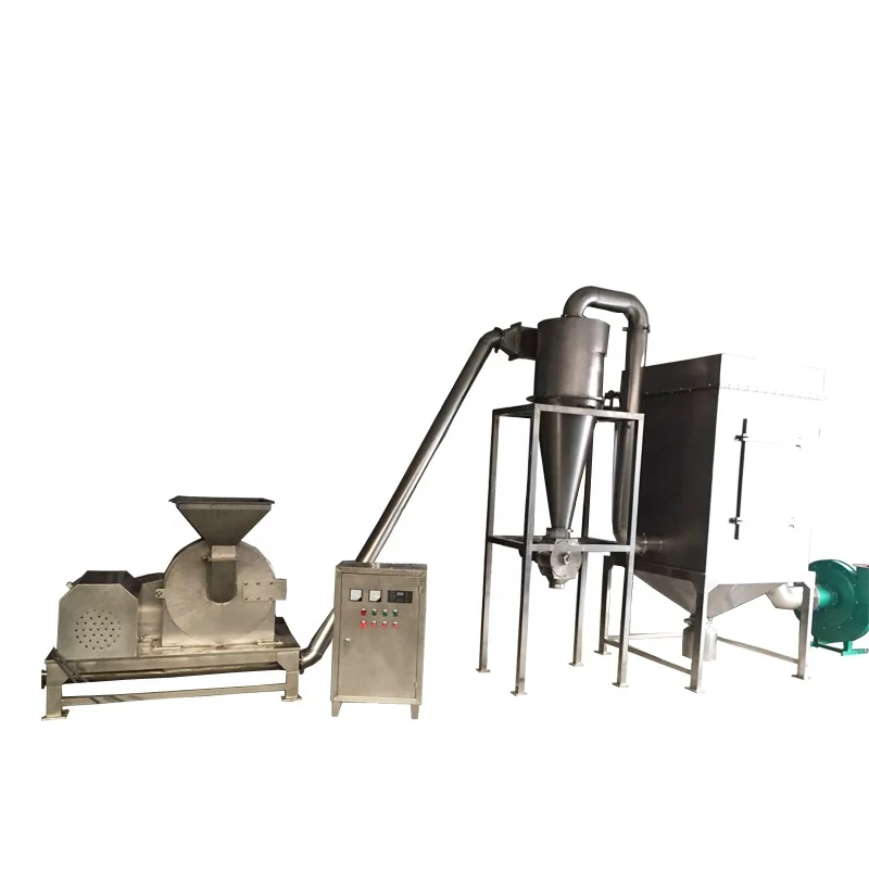 2020 turmeric  tea leaf powder sugar powder making machine  salt grinding mill 40B bedplate universal crushing machine