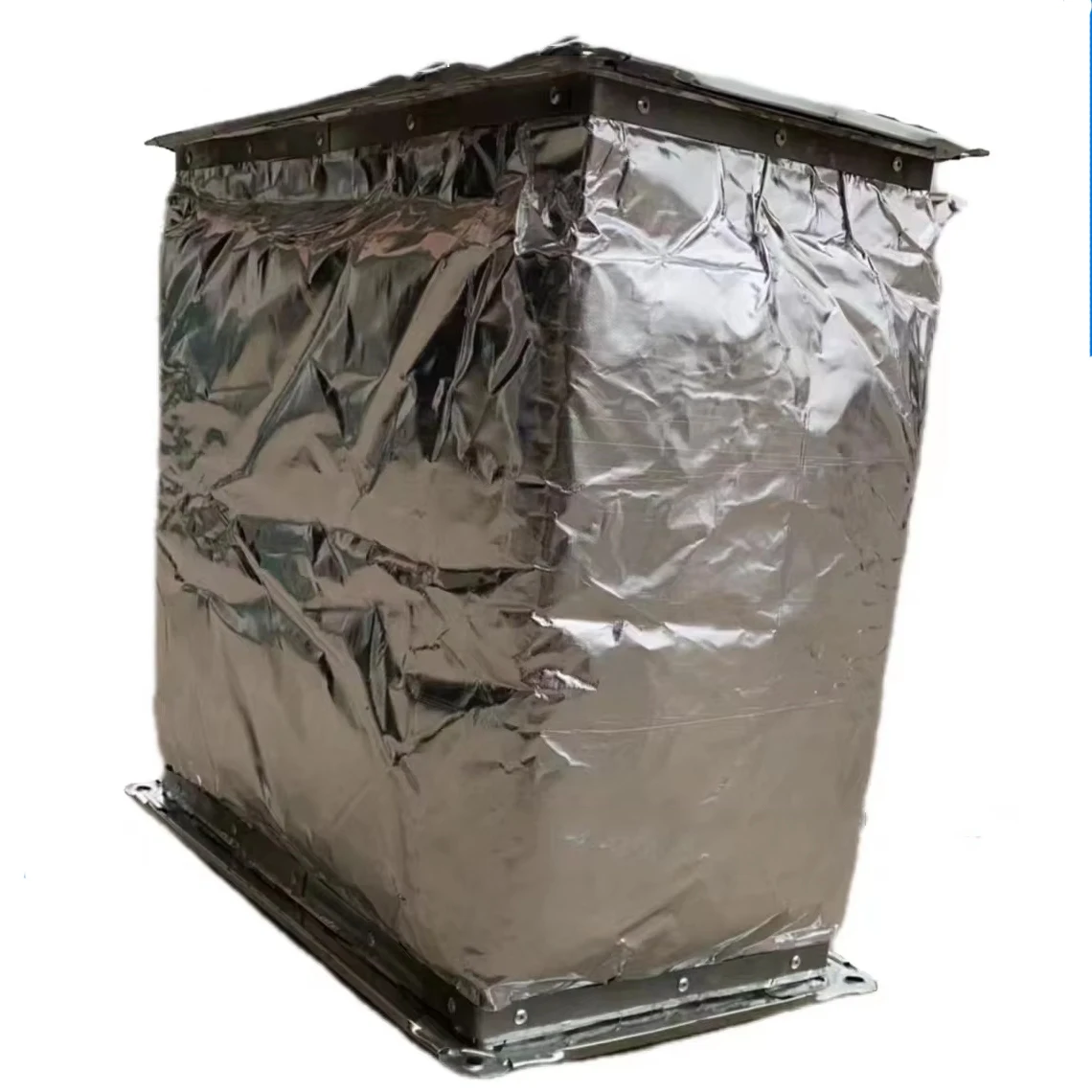 High Quality Rectangular Flexible PVC Duct Connector Ventilation Fireproof High Temperature Resistance Hospitals Outdoor Chinese