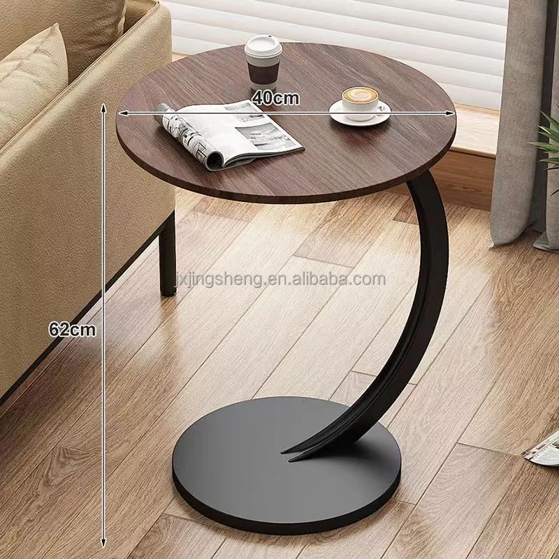 Cheap modern small round white side end coffee table