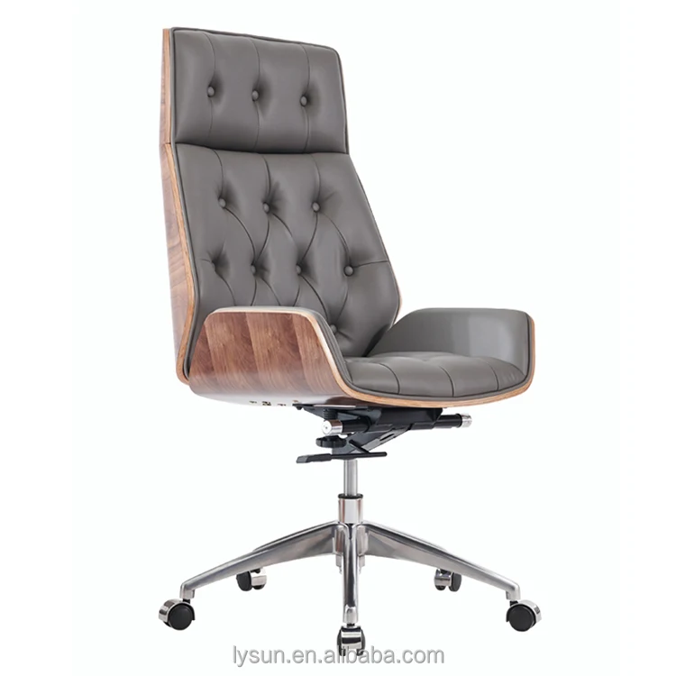 home luxury director wood back best ergonomic back design lounge furniture office boss chair