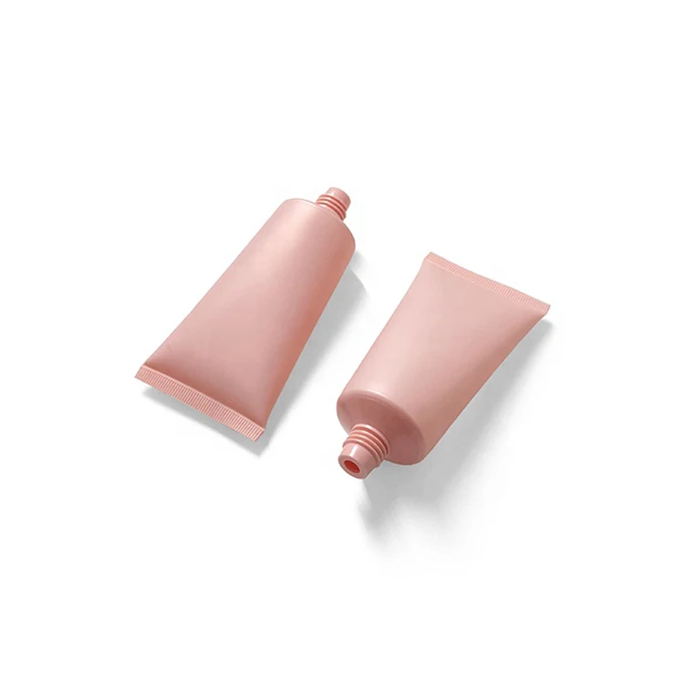 50ml matte pink packing Plastic hand Cream tube 50g frosted Makeup skin Body Lotion Facial Cleansing Cosmetic squeeze Tube