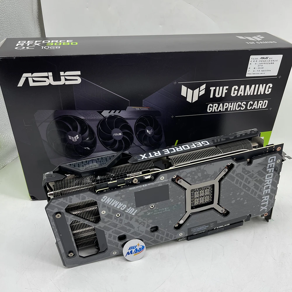 For ASUS TUF-RTX3080-O10G-GAMING 1440-1815MHz  320Bit GDDR6X Gaming and graphic card