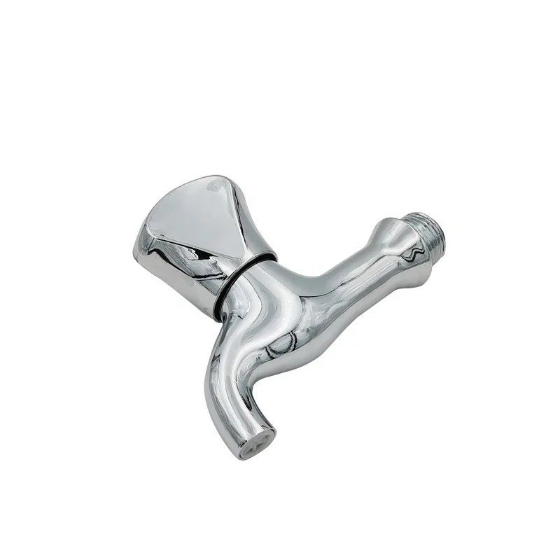
zinc alloy wall mounted long neck polished chrome bibcock 1/2inch water tap 