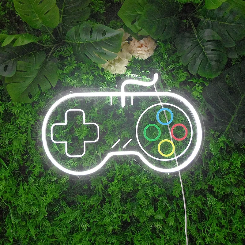 Free Sample Custom neon light sign adverting business logo sign waterproof no MOQ Game neon sign custom