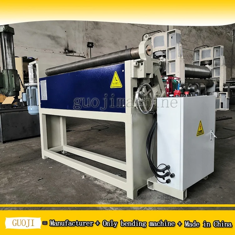 
GJW11F-2x1300 Mechanical Three Roller asymmetrical Plate Rolling bendingMachine 