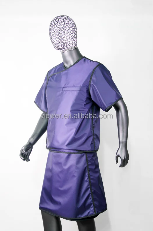 Professional 0.35 - 0.5mmPb Vest & Shirt with short sleeves  lead free aprons clothing x-ray radiation protection suit