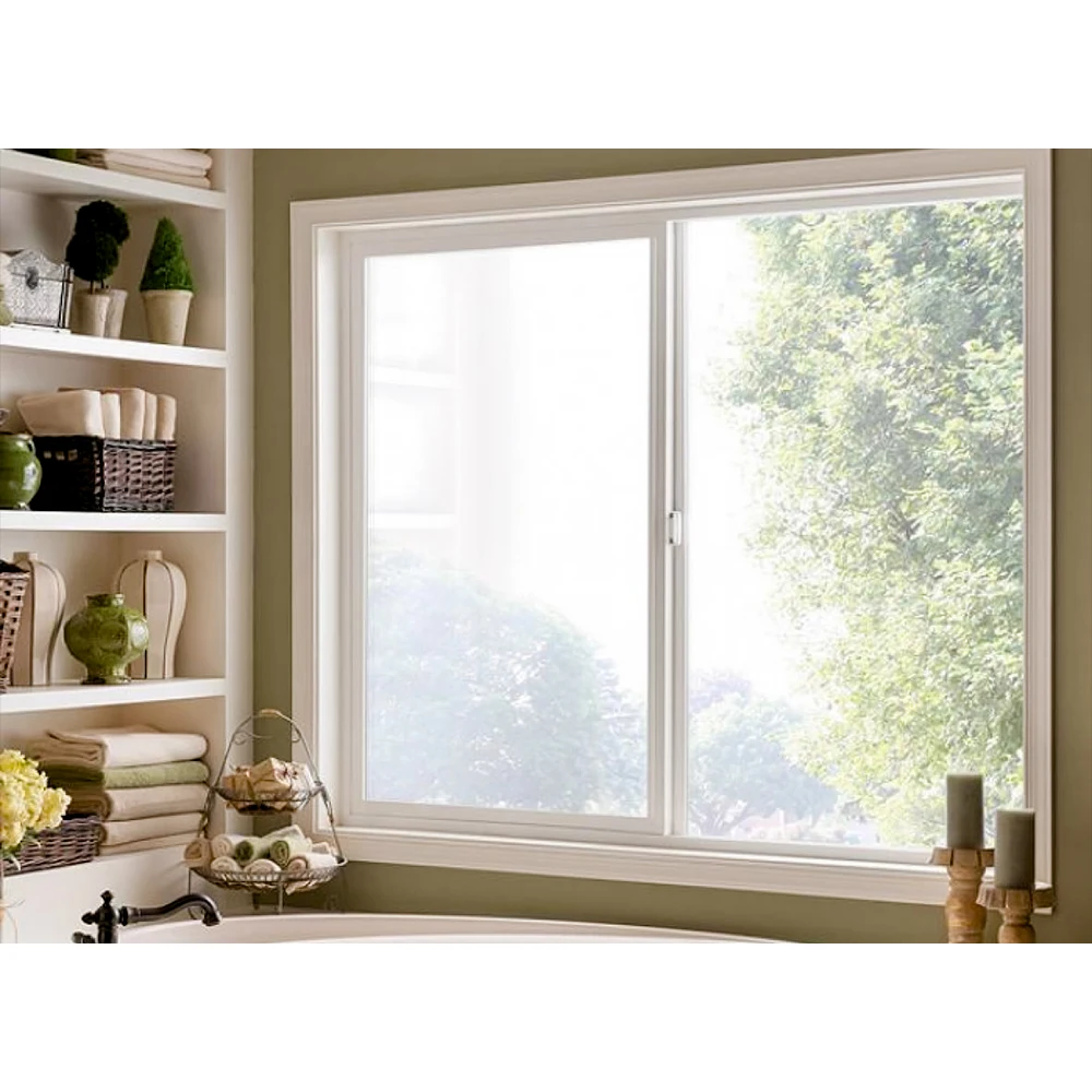 Modern Design High-Quality Vinyl Sliding Window UPVC Anti-Impact Double Glazed Tempered Glass PVC Windows