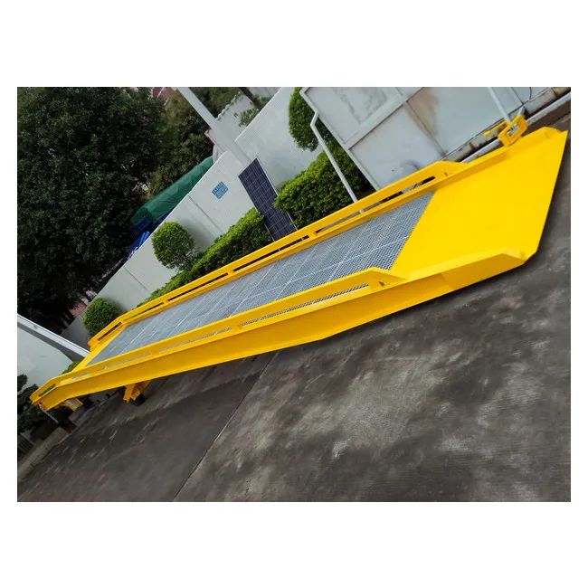 Customized adjustable mobile hydraulic container dock loading ramp for sale