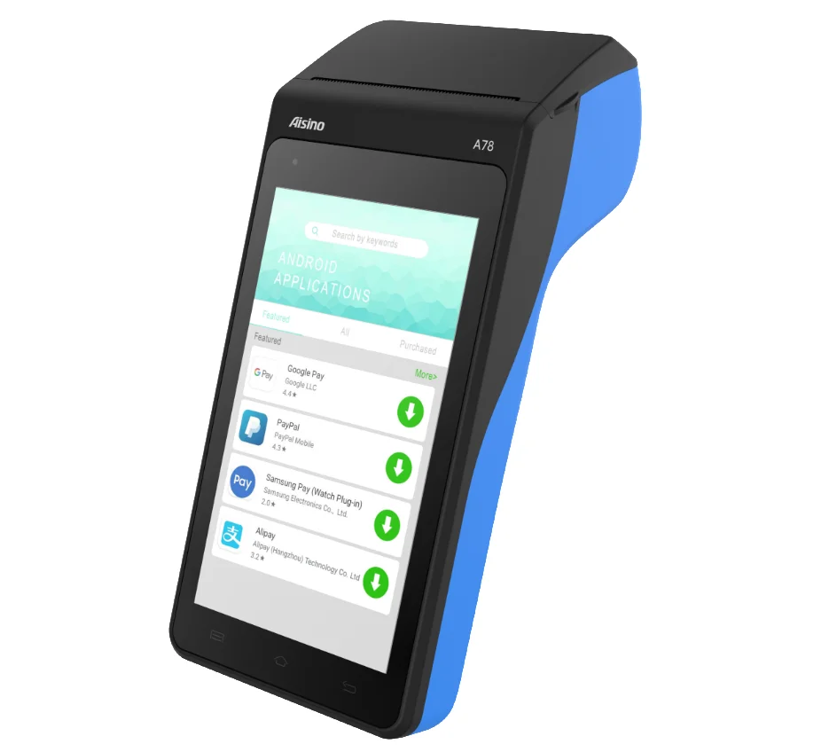 Aisino 5 inch Android Smart Commercial Cloud POS Terminal A78 Payment QR Code Scanner Thermal Printer