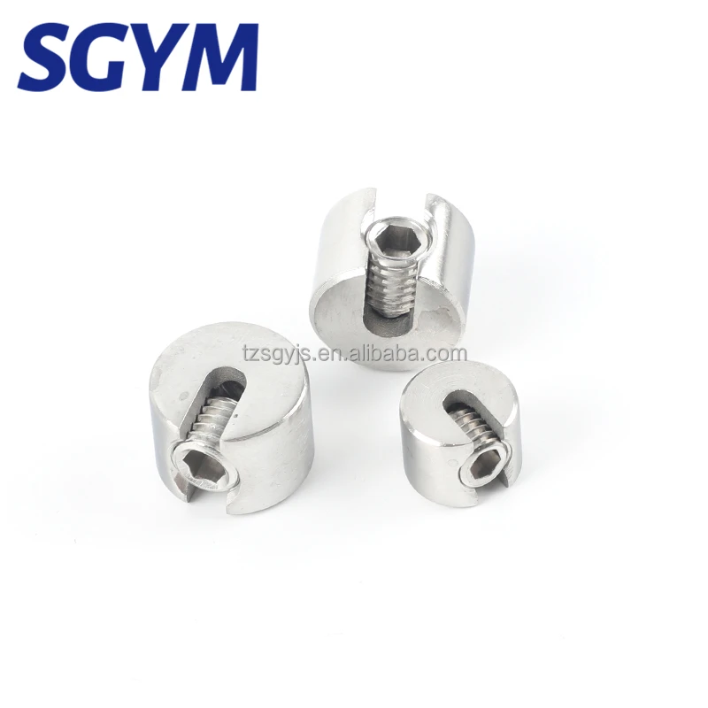 SGYM 2mm Rope Clips Stainless Steel 316 Rigging Hardware  Wire Rope Fittings Cable Clamp