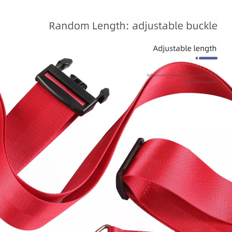 HT Customized Luggage Strap Cross Packaging Strap Nylon Material Weaving Strap Colorful Complete Luggage Strap