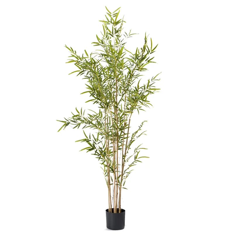 New design 150 180 210 cm tall Wholesale Bamboo tree  big tree artificial Bamboo tree for hotel restaurant home decoration